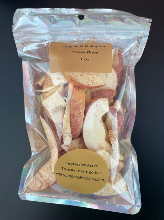 Freeze Dried Organic Apples with Cinnamon